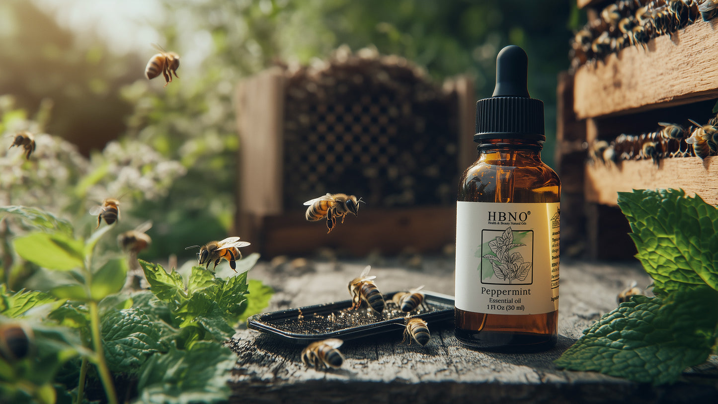 Peppermint Oil Potential Ally for Bees: Natural Repellent for Peaceful Gardens