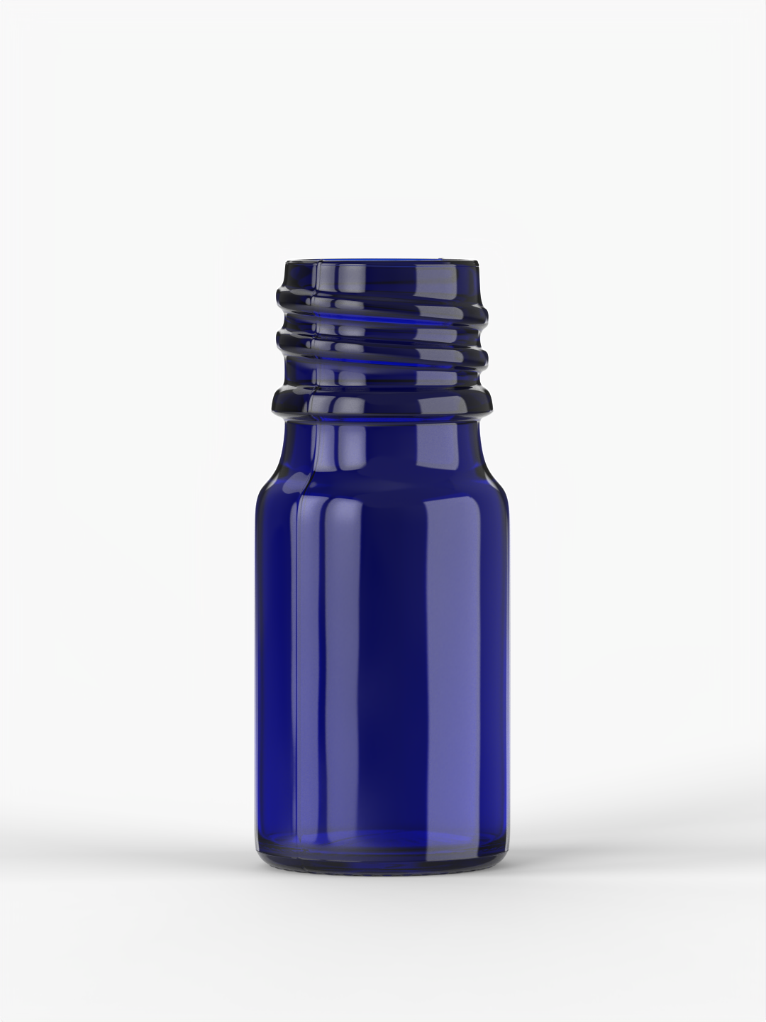 5 ml Blue Euro Dropper Bottle Glass